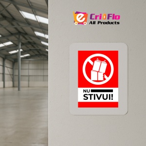 Indicator Semn pentru nu stivui, Sticker autocolant - Img 4