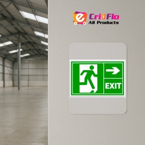 Indicator Semn pentru prim ajutor exit dreapta, Sticker autocolant - Img 4