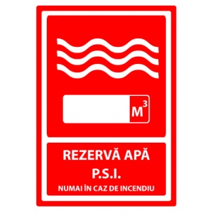 Indicator Semn pentru rezervor de apa, Sticker autocolant
