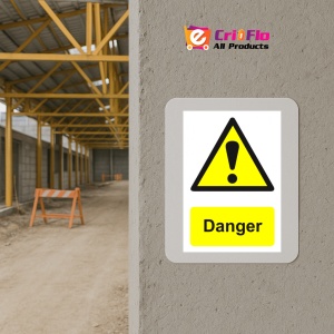 Indicator Sign danger, Sticker autocolant - Img 5