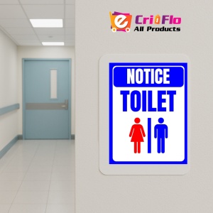 Indicator Sign notice toilet, Sticker autocolant - Img 5