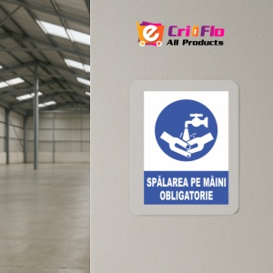 Indicator Spalarea pe maini obligatorie (2), Sticker autocolant - Img 4