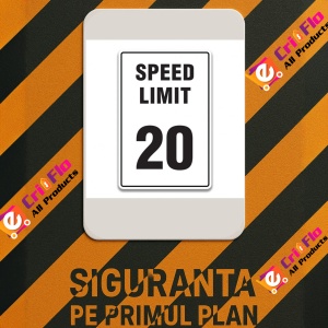 Indicator SPEED LIMIT 5 SIGNS, Sticker autocolant - Img 3