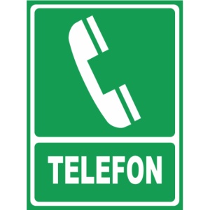 Indicator Telefon 2, Sticker autocolant