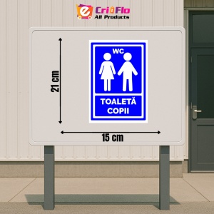 Indicator Toaleta copii, Sticker autocolant - Img 2