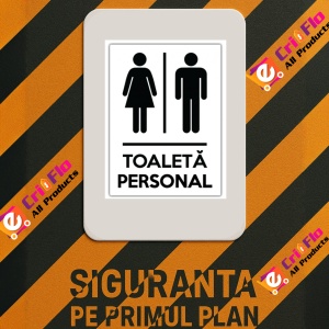 Indicator Toaleta personal, Sticker autocolant - Img 3