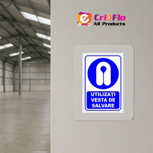 Indicator Utilizati vesta de salvare, Sticker autocolant - Img 4
