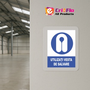Indicator Utilizati vesta de salvare, Sticker autocolant - Img 4