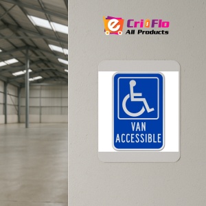 Indicator Van Accessible Parking Sign, Sticker autocolant - Img 4