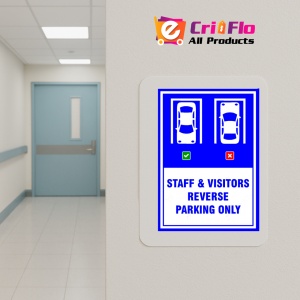 Indicator Vehicle reverse parking awareness sign, Sticker autocolant - Img 5