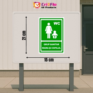 Indicator Verde grup sanitar mama si copilul, Sticker autocolant - Img 2