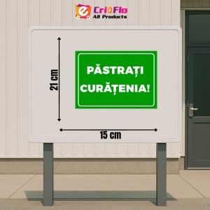 Indicator Verde pastrati curatenia, Sticker autocolant - Img 2
