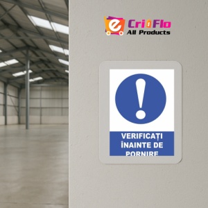 Indicator Verificati inainte de pornire, Sticker autocolant - Img 4