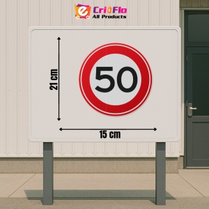 Indicator Viteza maxima 5 km, Sticker autocolant - Img 2