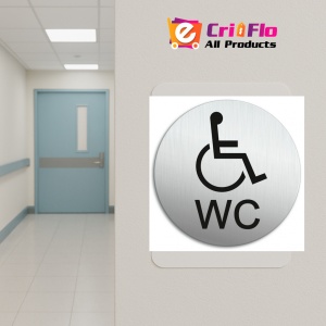Indicator WC Toaleta pentru toaleta Handicap, Sticker autocolant - Img 5