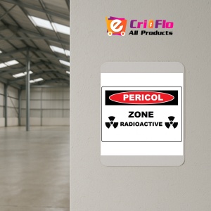 Indicator Zone radioactive, Sticker autocolant - Img 4