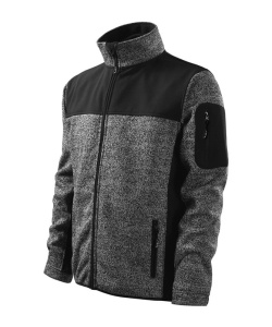 Jacheta geaca softshell barbati de culoare gri gheata