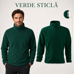 Jachetă Polar Fleece tip Bluză Hanorac Bărbați Călduroasă cu Fermoar Malfini Rimeck 501 – 280 g/m² - Img 26