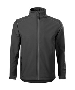 Jacheta softshell pentru barbati de culoare gri inchis