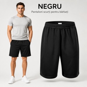 Pantaloni Scurți Bărbați Sport, Lejeri, Ușori și cu Uscare Rapidă – Miles 612 - Img 15