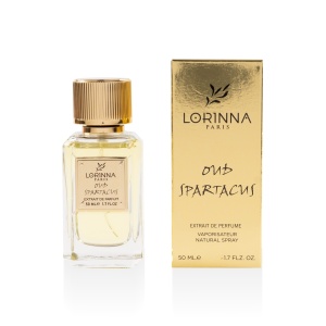 Parfum Lorinna Oud Spartacus, 50 ml, extract de parfum, unisex inspirat din Dior Oud Ispahan 28