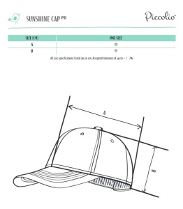 Tabel Maimi dimensiuni pentru sapca cozoroc unisex