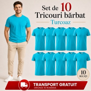 Set 10 Tricouri Bărbat în Aceeași Nuanță, Malfini, 100% Bumbac, 145 g/m², Guler Rotund, 26 Culori, Mărimi S–3XL - Img 29
