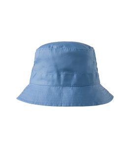 Palarie unisex pentru protectie solara de culoare albastru deschis