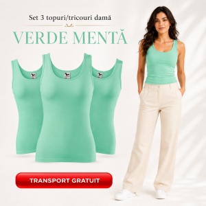 Set 3 topuri damă / maiouri sport, tricou fără mâneci, 16 nuanțe - Img 24
