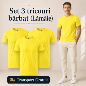 Set 3 Tricouri Bărbat Malfini, 100% Bumbac, 160 g/m², 48 Nuanțe, Mărimi XS–5XL, Transport Gratuit - Img 32