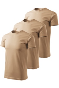 Set 3 tricouri de culoare nisip