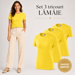 Set 3 tricouri dama - diverse culori pentru femei - Img 33