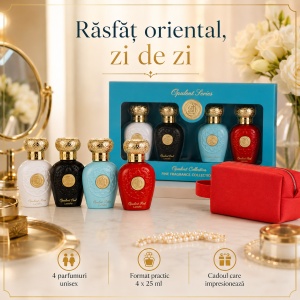 Set Parfumuri Lattafa Opulent Collection, Opulent Oud, Opulent Musk, Opulent Red, Opulent Dubai, 4x 25 ml, Parfumuri Arabesti, Gentuta Cosmetice - Img 3
