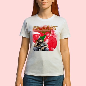 Tricou 50 Cent - Red & Green Style, muzica Hip-Hop / Rap, Dama | Barbat | Copii - Img 2