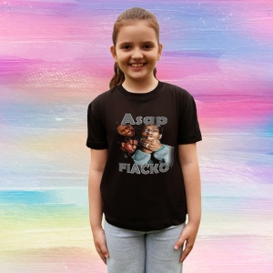 Tricou A$AP Rocky - Group Portrait, muzica Hip-Hop / Rap, Dama | Barbat | Copii, Culoare Negru - Img 4