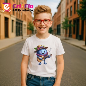 Tricou Afine amuzant de vara cantaret, Fructe, Copii | Dama - Img 5