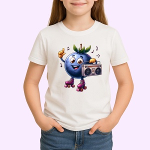 Tricou Afine amuzant de vara party pe role, Fructe, Copii | Dama