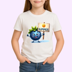 Tricou Afine amuzant de vara summer, Fructe, Copii | Dama