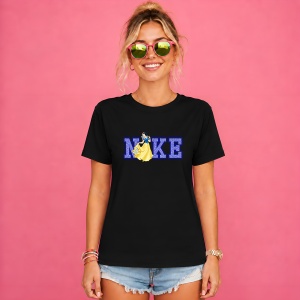 Tricou Alba Ca Zapada Snow White Princess Blue Glitter Urban Typography, din bumbac 100%, tricou negru, Copii | Dama | Barbat - Img 2