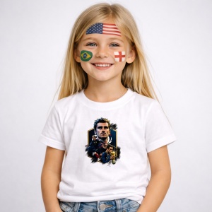 Tricou Antoine Griezmann France World Cup Fifa 2026 V2, din bumbac 100%, tricou alb, Copii | Dama | Barbat - Img 2