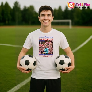 Tricou Atletico Madrid RojiBlancos - Copii | Dama | Barbat - Img 3