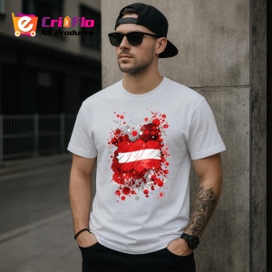 Tricou Austria Steag Splash Art, Copii | Dama | Barbat - Img 5