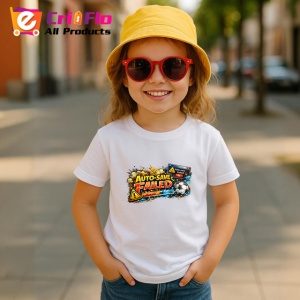 Tricou Auto Save Failed Mesaj Amuzant Gaming Eroare, din bumbac 100% , tricou alb pentru Copii | Dama | Barbat - Img 5