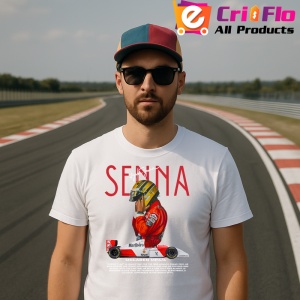 Tricou Ayrton Senna Colaj Istoric Masina Rosie Formula 1 Retro, Copii | Dama | Barbat - Img 4