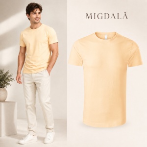Tricou Bărbat 819 Epic, 100% Bumbac Organic, 160 g/m², Guler Rotund, 14 Culori, Mărimi S–3XL - Img 17