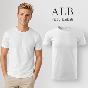 Tricou Bărbat Basic Free, 100% Bumbac, Guler Rotund, Croială Tubulară, S–3XL, 18 Culori - Img 12