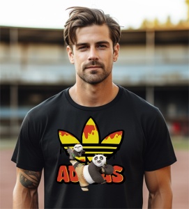 Tricou barbat bumbac 100%, personalizat haios KungFu Panda - Cadou