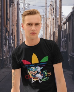 Tricou barbat bumbac 100%, personalizat, haios, Mickey Mouse Beach - Cadou