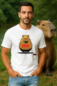 Tricou Barbat CapyBara - Bruhh - Img 3