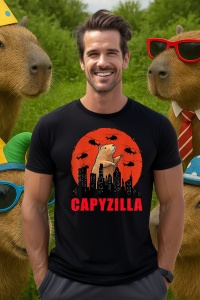 Tricou Barbat CapyBara - Capyzilla - Img 4